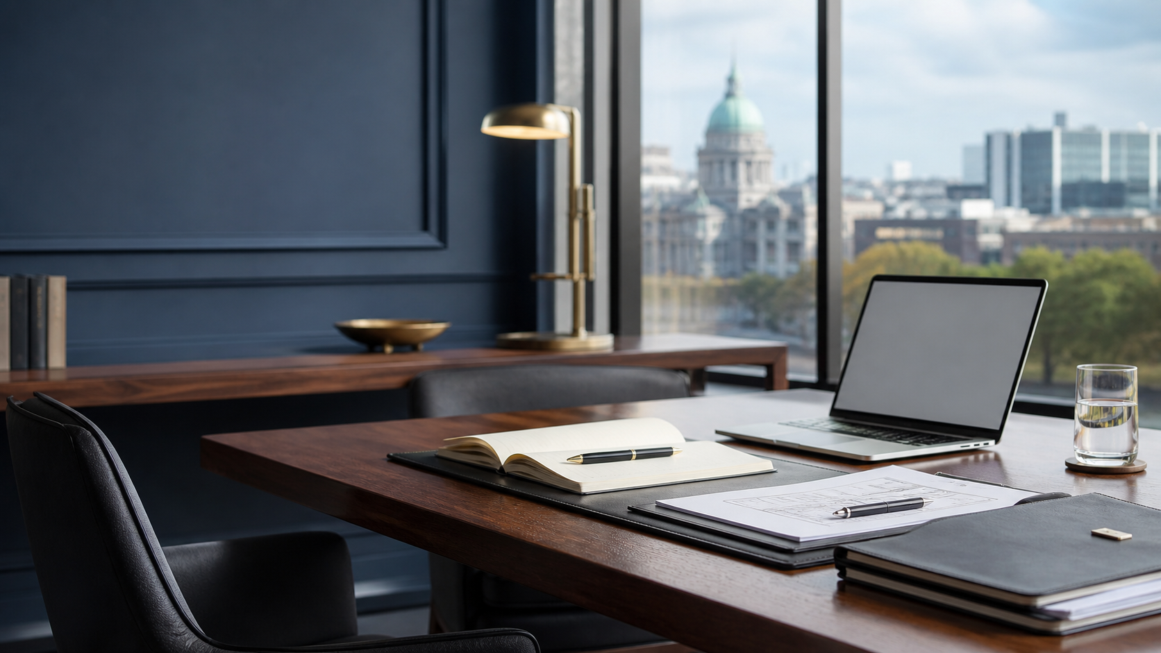 Homepage concept for an accountant or solicitor